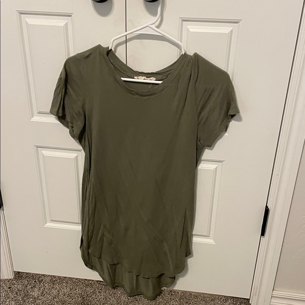 Olive Green Women's Top